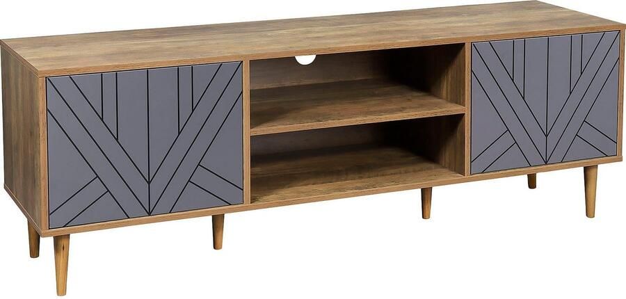 Artistiq Living Artistiq TV-meubel Beckham 160cm Grijs Naturel - Foto 4