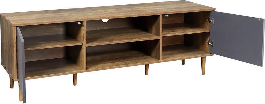 Artistiq Living Artistiq TV-meubel Beckham 160cm Grijs Naturel - Foto 5