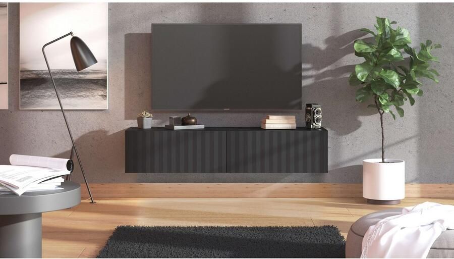 INOSIGN Tv-meubel Antibes TV-lowboard breedte 192 154 128 cm TV-kast 3D-fronten push-to-open functie wandmontage - Foto 3