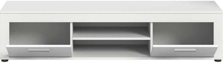 INOSIGN Tv-meubel Aosta breedte 160 cm in verschillende kleuruitvoeringen met 2 kleppen en 2 open vakken tv-bord mediabord tv-meubel - Foto 4