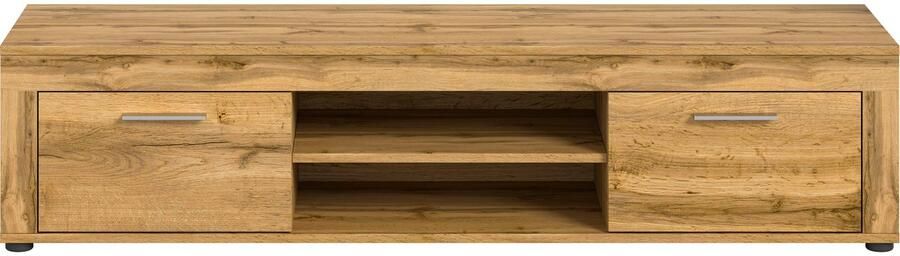 INOSIGN Tv-meubel Aosta breedte 160 cm in verschillende kleuruitvoeringen met 2 kleppen en 2 open vakken tv-bord mediabord tv-meubel - Foto 9