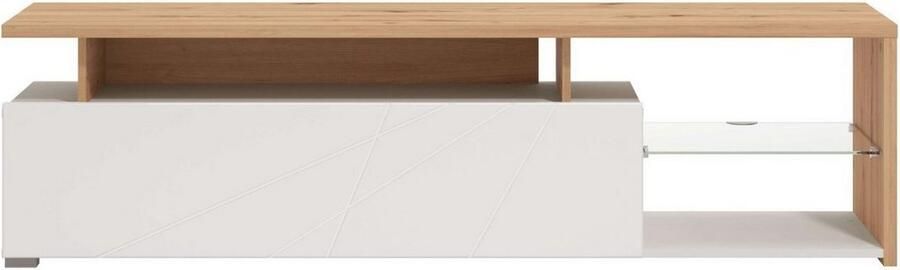 INOSIGN Tv-meubel Arctic TV-Board TV-kast Br. 170 cm met en zonder LED-verlichting front met frezing - Foto 7