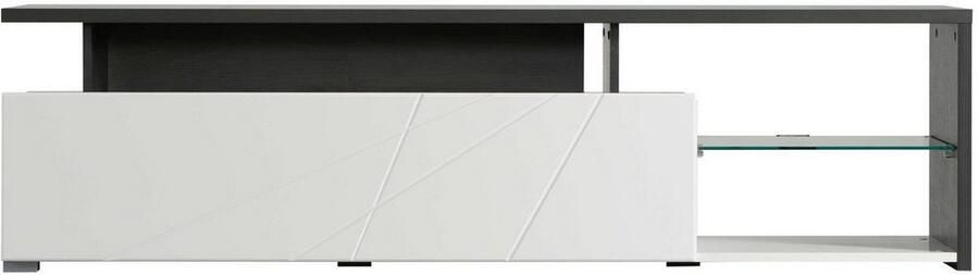 INOSIGN Tv-meubel Arctic TV-Board TV-kast Br. 170 cm met en zonder LED-verlichting front met frezing - Foto 7