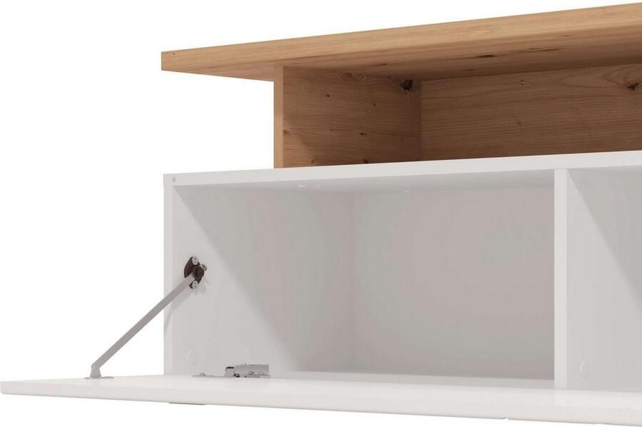 INOSIGN Tv-meubel Arctic TV-Board TV-kast Br. 170 cm met en zonder LED-verlichting front met frezing