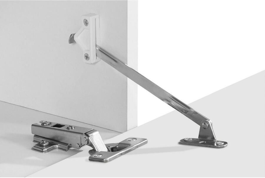 INOSIGN Tv-meubel Coro lowboard TV-commode TV-meubelen TV-bank met 3 kleppen waarvan 2 met push-to-open functie breedte 200 cm - Foto 3