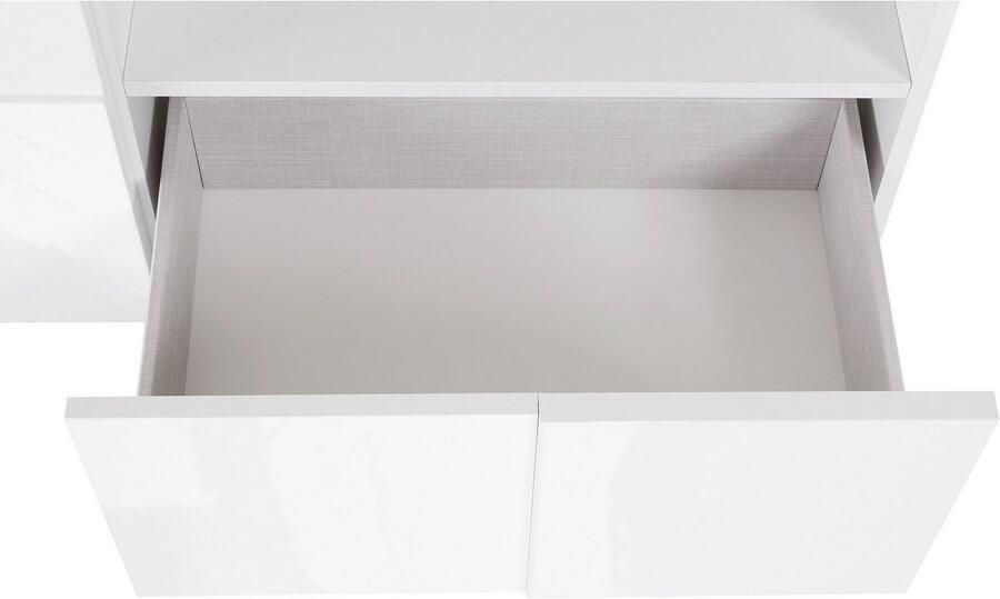 INOSIGN Tv-meubel Dama Breedte 121 cm TV-meubel 1 deur 1 lade TV-kast Front in 3D-uiterlijk greeploos verschillende kleuren - Foto 10