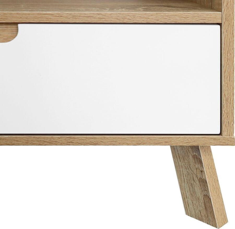 Artistiq Living Artistiq TV-meubel Gonzalo 140cm Naturel Wit - Foto 2