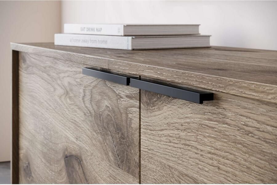 INOSIGN Tv-meubel Dinant TV-kast met 2 kleppen kabeldoorvoer breedte 150 cm hoogte 50 cm - Foto 2