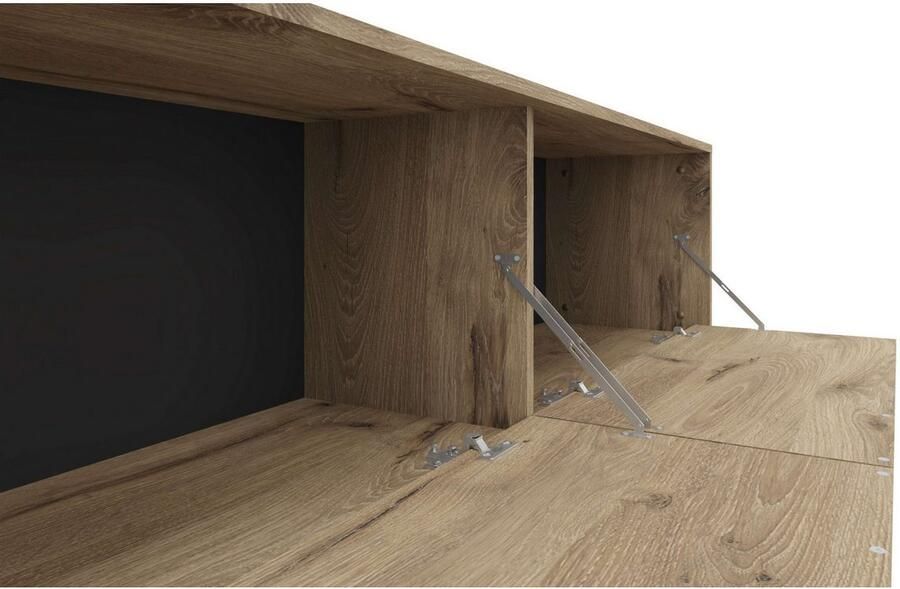 INOSIGN Tv-meubel Dinant TV-kast met 2 kleppen kabeldoorvoer breedte 150 cm hoogte 50 cm - Foto 4