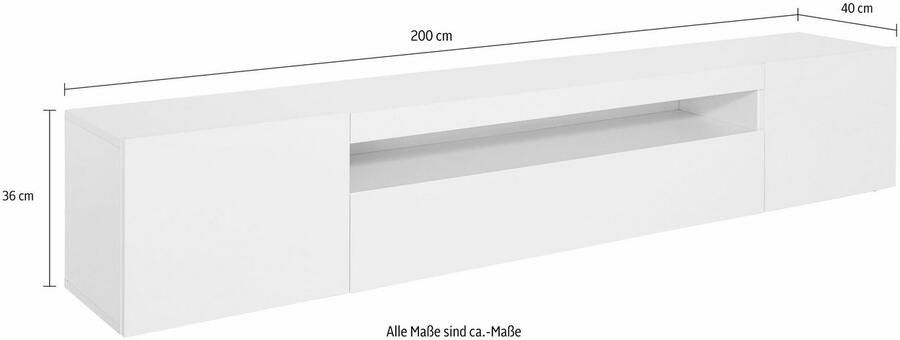 INOSIGN Tv-meubel Egypt Breedte 200 cm - Foto 2
