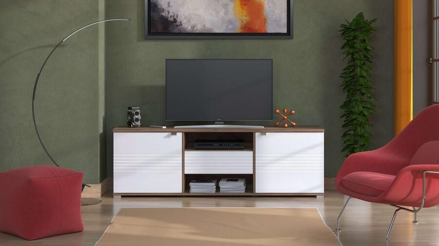 INOSIGN Tv-meubel Grenoble TV-Lowboard Breedte 176 cm TV-kast TV-standaard - Foto 6
