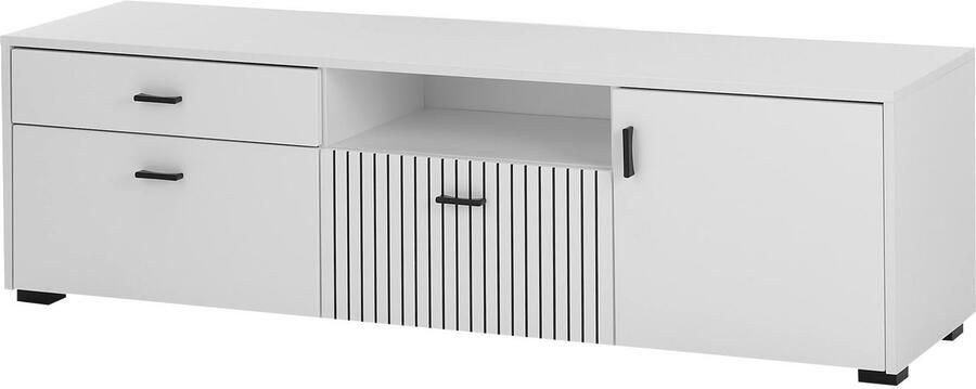 INOSIGN Tv-meubel Hudson in moderne trendkleur handgrepen van metaal (zwart) breedte 150 cm - Foto 4