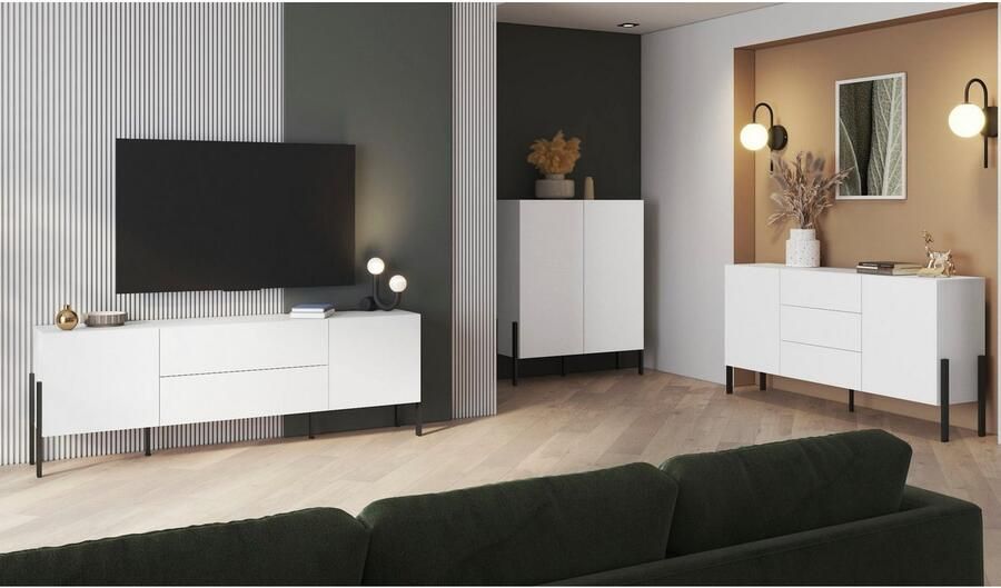 INOSIGN Dressoir Jukon breedte 150 of 180 cm moderne grepless commode - Foto 7