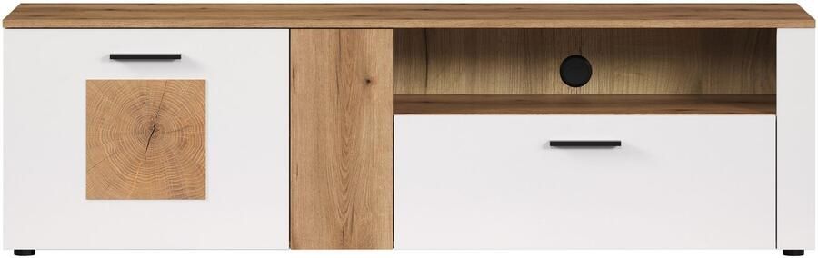 INOSIGN Tv-meubel Linz TV-kast TV-rek TV-lowboard met eindhoutapplicaties B D H: 170 42 50 cm (1 stuk) - Foto 9