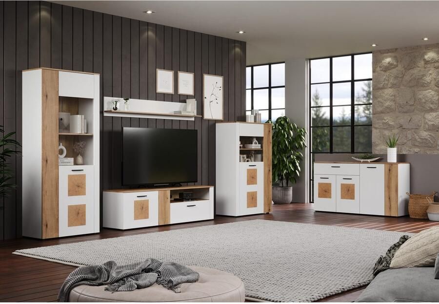 INOSIGN Wandrek Linz royale boekenplank in wit eiken wandplank (b d h) 170 18 25 cm (1 stuk) - Foto 5