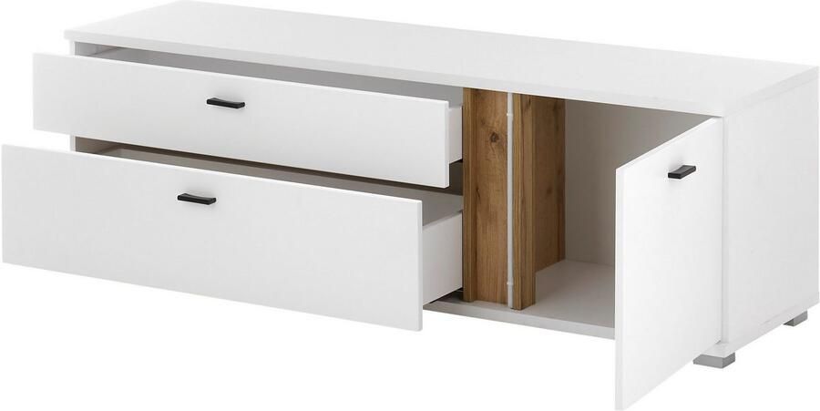 INOSIGN Tv-meubel Long Island in moderne trendkleur inclusief verticale verlichting breedte 150 cm (1 stuk) - Foto 3