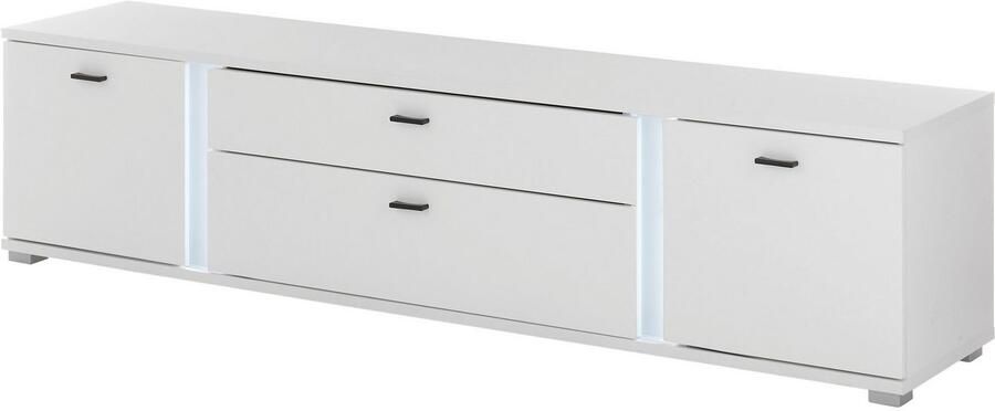 INOSIGN Tv-meubel Long Island in moderne trendkleur inclusief verticale verlichting breedte 200 cm (1 stuk) - Foto 4