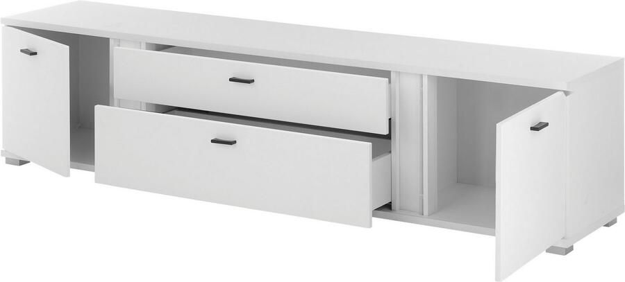 INOSIGN Tv-meubel Long Island in moderne trendkleur inclusief verticale verlichting breedte 200 cm (1 stuk) - Foto 3