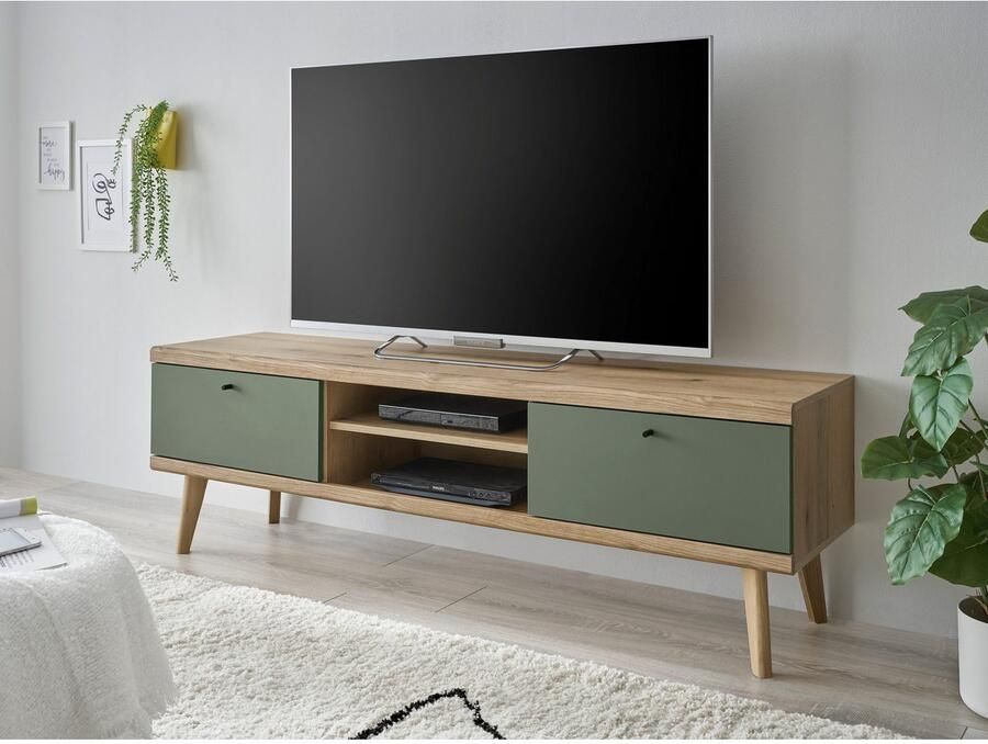 INOSIGN Wandmeubel MAVAS in moderne trendkleur handgrepen van metaal (zwart) breedte 337 cm (set 3-delig) - Foto 6