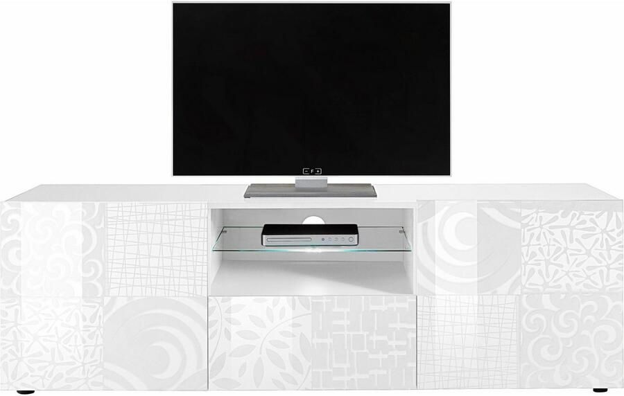 INOSIGN Tv-meubel Miro Breedte 181 cm met decoratieve zeefdruk - Foto 6