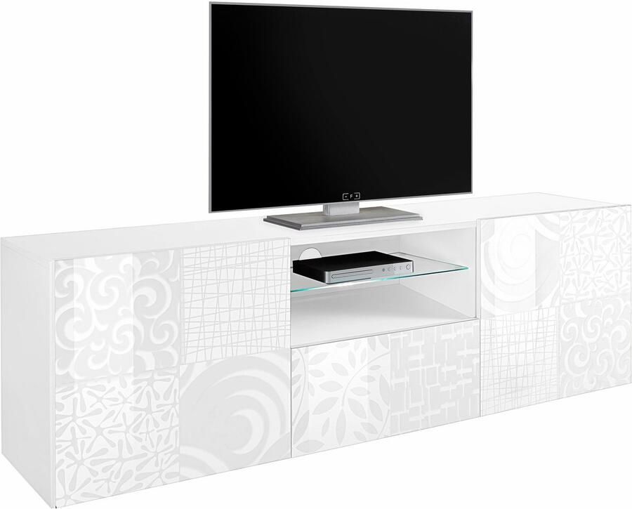 INOSIGN Tv-meubel Miro Breedte 181 cm met decoratieve zeefdruk - Foto 2