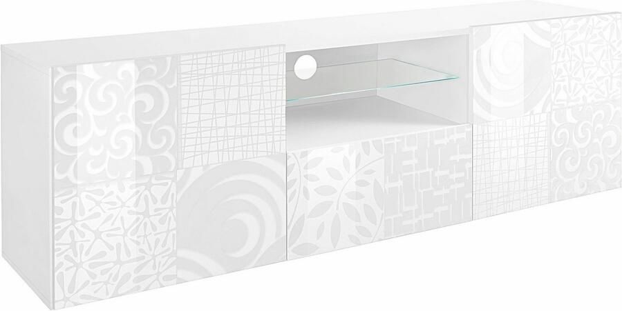 INOSIGN Tv-meubel Miro Breedte 181 cm met decoratieve zeefdruk - Foto 11