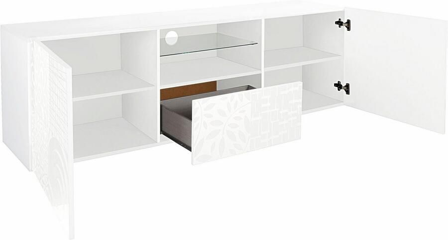 INOSIGN Tv-meubel Miro Breedte 181 cm met decoratieve zeefdruk - Foto 9