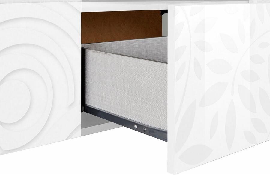 INOSIGN Tv-meubel Miro Breedte 181 cm met decoratieve zeefdruk - Foto 4