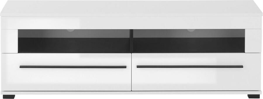 INOSIGN Tv-meubel Modern TV-meubel commode in Eiken Evoke of wit zwarte stanggreep voldoende opbergruimte veelzijdig inzetbaar - Foto 11
