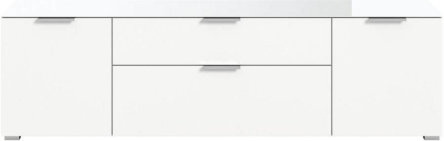 INOSIGN Tv-meubel Raio Breedte 179 cm 2 deuren 2 lades Bovenblad met glasplaat - Foto 6