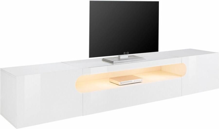 INOSIGN Tv-meubel REAL TV-meubel 240 cm breed 40 60 cm hoog hoogglans of mat - Foto 5