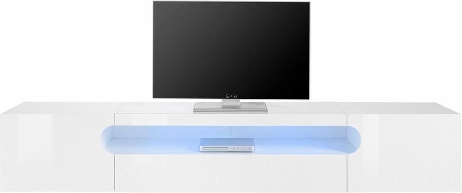 INOSIGN Tv-meubel REAL TV-meubel 240 cm breed 40 60 cm hoog hoogglans of mat - Foto 8