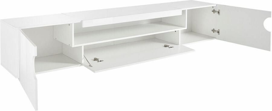 INOSIGN Tv-meubel REAL TV-meubel 240 cm breed 40 60 cm hoog hoogglans of mat - Foto 9