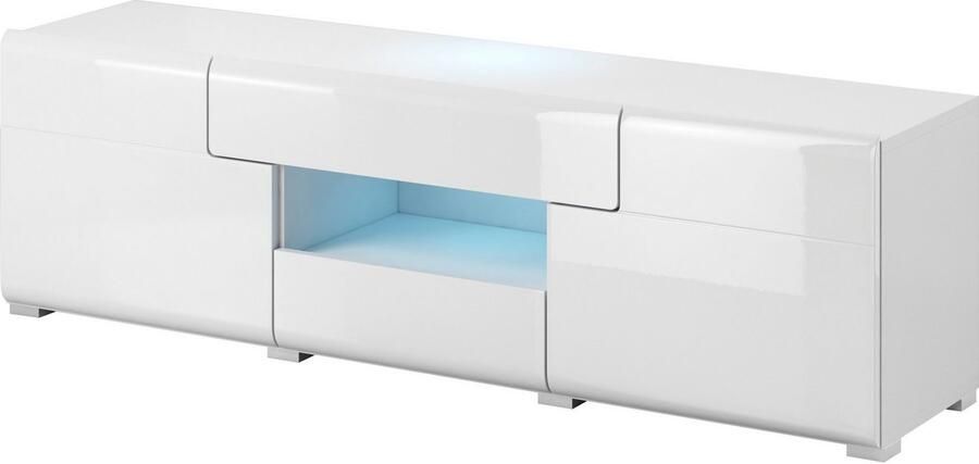 INOSIGN Tv-meubel Toledo breedte 159 cm modieuze TV-kast met decoratief freeswerk - Foto 4