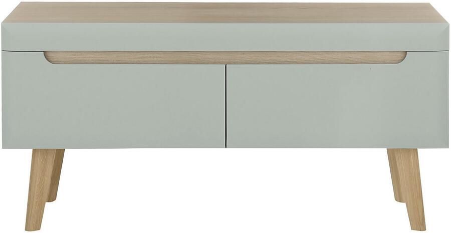 INOSIGN Tv-meubel Torge TV-kast TV-kommode televisiekast TV-bord afgeschuinde poten drie kleuren scandi design 107 cm breed (1 stuk) - Foto 3