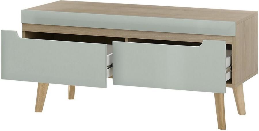 INOSIGN Tv-meubel Torge TV-kast TV-kommode televisiekast TV-bord afgeschuinde poten drie kleuren scandi design 107 cm breed (1 stuk) - Foto 4