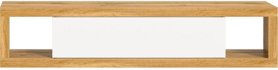 INOSIGN Tv-meubel Trinity Breedte 180 cm staand en hangend 1 klep 2 open vakken greeploze fronten tv-meubel tv-kast hangkast - Foto 6