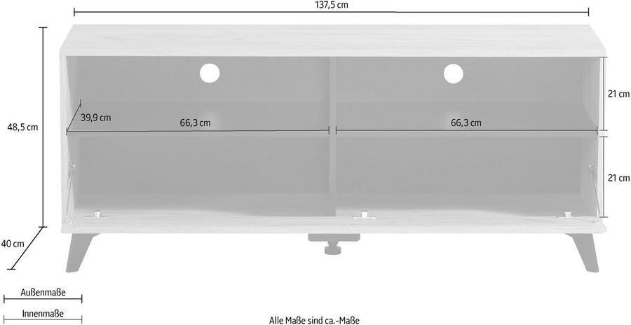 INOSIGN Tv-meubel Umbria Commode Breedte 137 5 cm - Foto 7