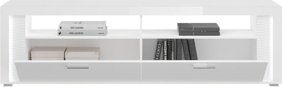 INOSIGN Tv-meubel Viborg Breedte 201 cm inclusief verticale frontverlichting 2 Deurtjes - Foto 7