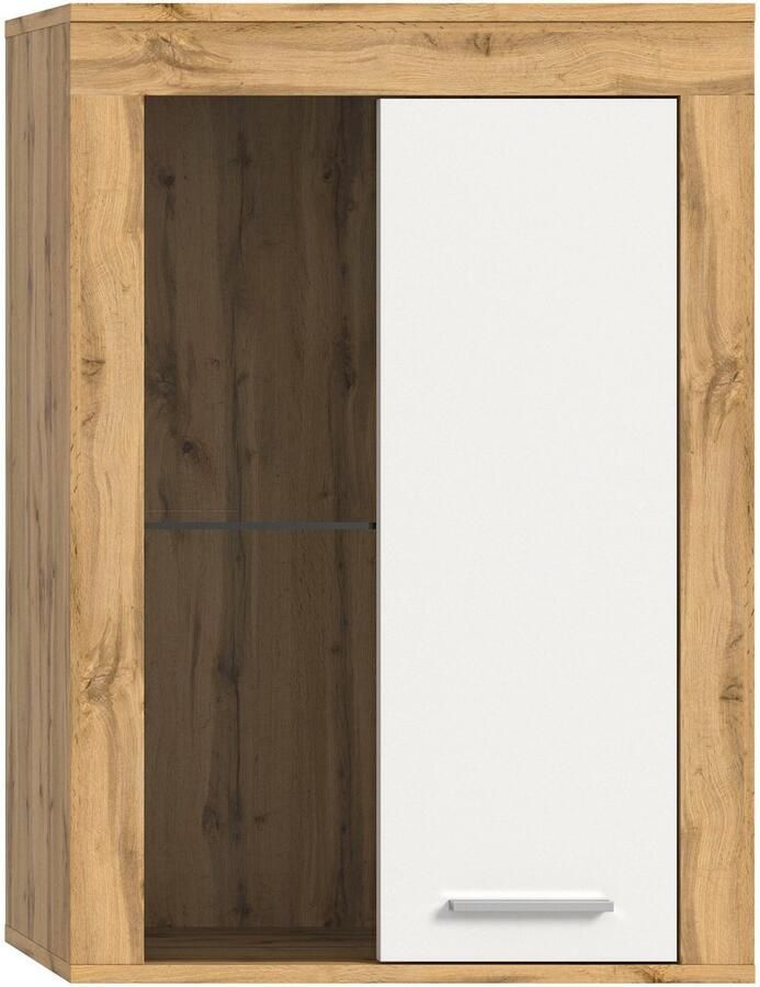 INOSIGN Vitrinekast Aosta breedte 60 cm staand of hangend in verschillende kleuren Deurafdichting verwisselbaar 1 glazen inlegvloer hangvitrine staande vitrine - Foto 2