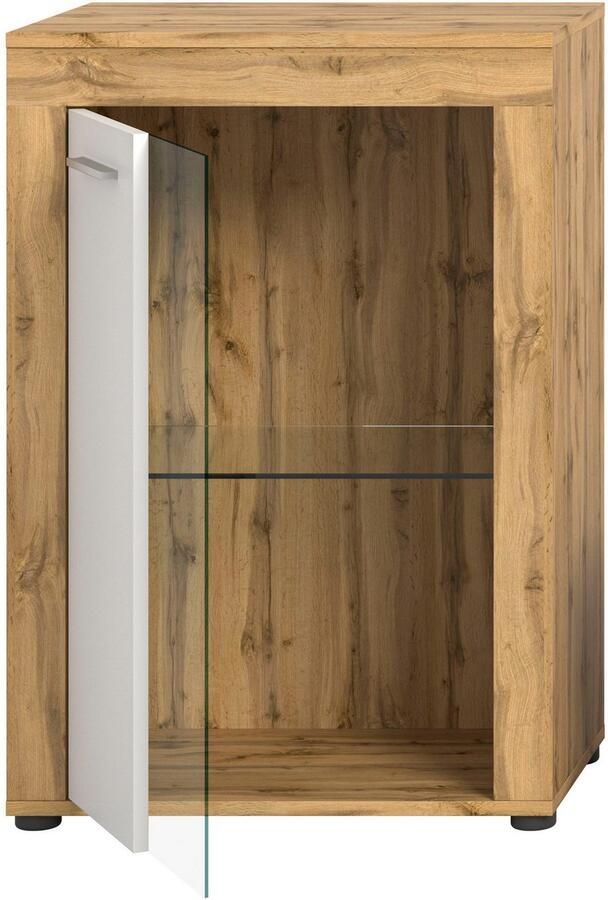 INOSIGN Vitrinekast Aosta breedte 60 cm staand of hangend in verschillende kleuren Deurafdichting verwisselbaar 1 glazen inlegvloer hangvitrine staande vitrine - Foto 7