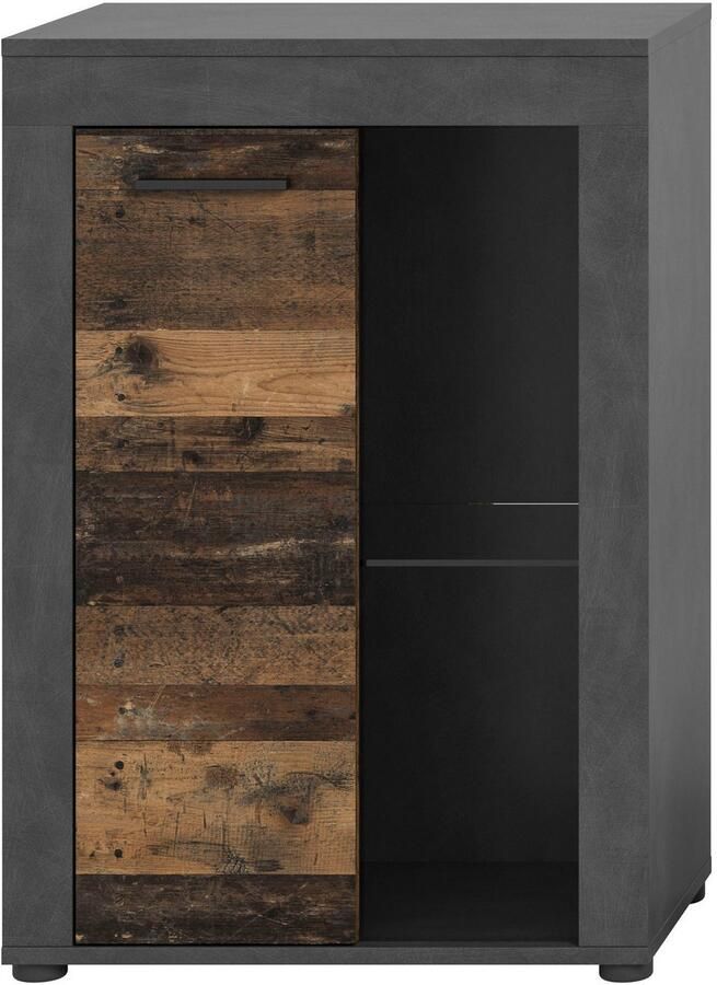 INOSIGN Vitrinekast Aosta breedte 60 cm staand of hangend in verschillende kleuren Deurafdichting verwisselbaar 1 glazen inlegvloer hangvitrine staande vitrine - Foto 5