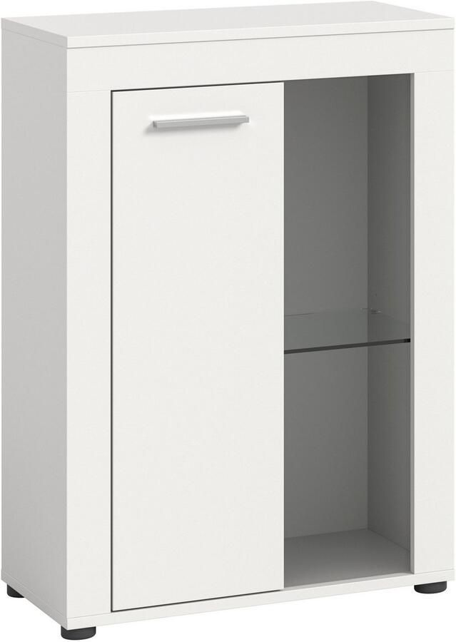 INOSIGN Vitrinekast Aosta breedte 60 cm staand of hangend in verschillende kleuren Deurafdichting verwisselbaar 1 glazen inlegvloer hangvitrine staande vitrine - Foto 5