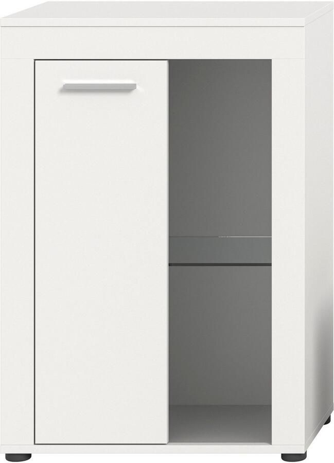 INOSIGN Vitrinekast Aosta breedte 60 cm staand of hangend in verschillende kleuren Deurafdichting verwisselbaar 1 glazen inlegvloer hangvitrine staande vitrine - Foto 4