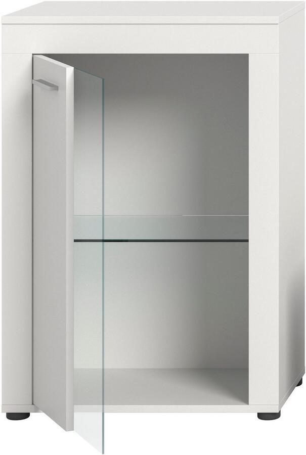 INOSIGN Vitrinekast Aosta breedte 60 cm staand of hangend in verschillende kleuren Deurafdichting verwisselbaar 1 glazen inlegvloer hangvitrine staande vitrine - Foto 6