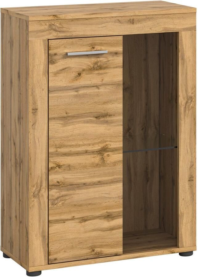 INOSIGN Vitrinekast Aosta breedte 60 cm staand of hangend in verschillende kleuren Deurafdichting verwisselbaar 1 glazen inlegvloer hangvitrine staande vitrine - Foto 11