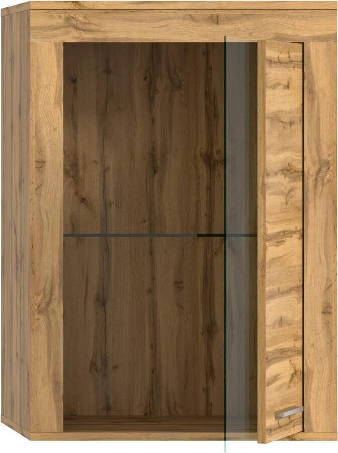 INOSIGN Vitrinekast Aosta breedte 60 cm staand of hangend in verschillende kleuren Deurafdichting verwisselbaar 1 glazen inlegvloer hangvitrine staande vitrine - Foto 9