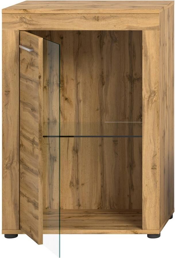 INOSIGN Vitrinekast Aosta breedte 60 cm staand of hangend in verschillende kleuren Deurafdichting verwisselbaar 1 glazen inlegvloer hangvitrine staande vitrine - Foto 13