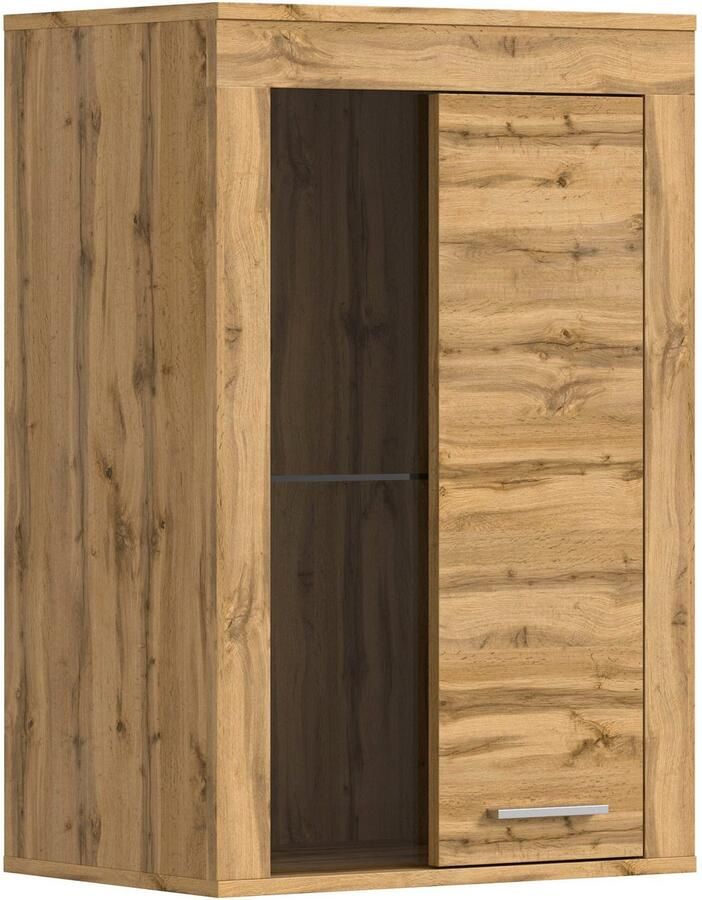 INOSIGN Vitrinekast Aosta breedte 60 cm staand of hangend in verschillende kleuren Deurafdichting verwisselbaar 1 glazen inlegvloer hangvitrine staande vitrine - Foto 7