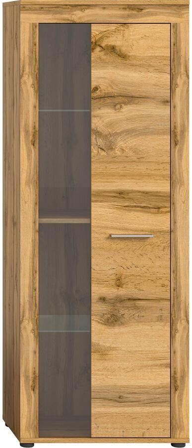 INOSIGN Vitrinekast Aosta hoogte 159 cm in verschillende kleuruitvoeringen 1 deur 3 legplanken 4 vakken woonkamer staande vitrine glazen vitrine - Foto 10